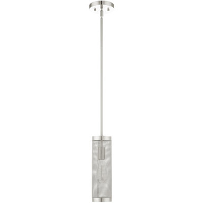 Luminaire suspendu cylindrique 1 lumière