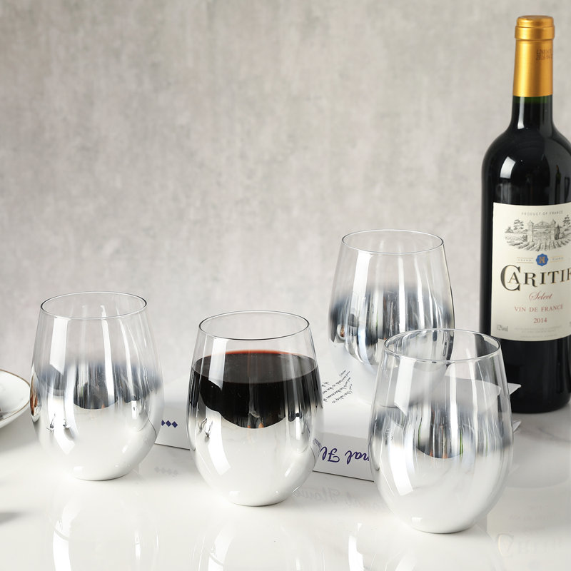 4 Piece 237ml Wine Glass Set