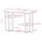 Arlea 42'' Glass Top Console Table