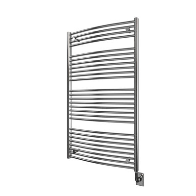 29.5"x51" Blenheim Wall Mounted Electric Plug-In Towel Warmer -Chrome, Fluid Filled, Includes Lifetime Warranty
