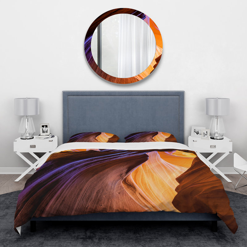 Ensemble de housse de couette traditionnelle, Housse simple + 1 taie décorative