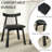 7-Piece Modern Rectangular Sintered Stone Dining Table Set With 6 Faux Leather Chairs-116240321-116240322-116240324