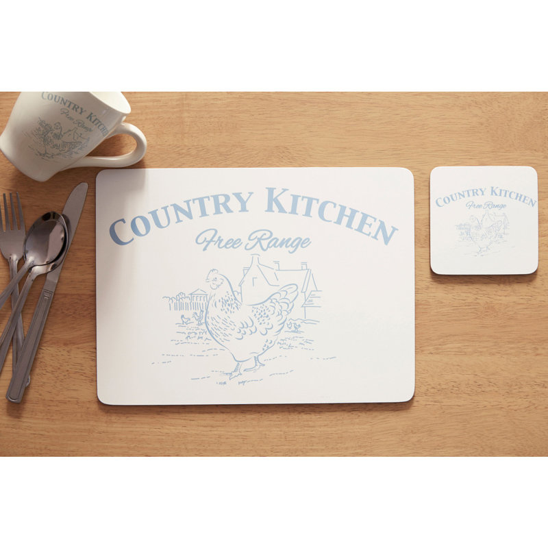 Cork Square 4 Piece Coaster Set
