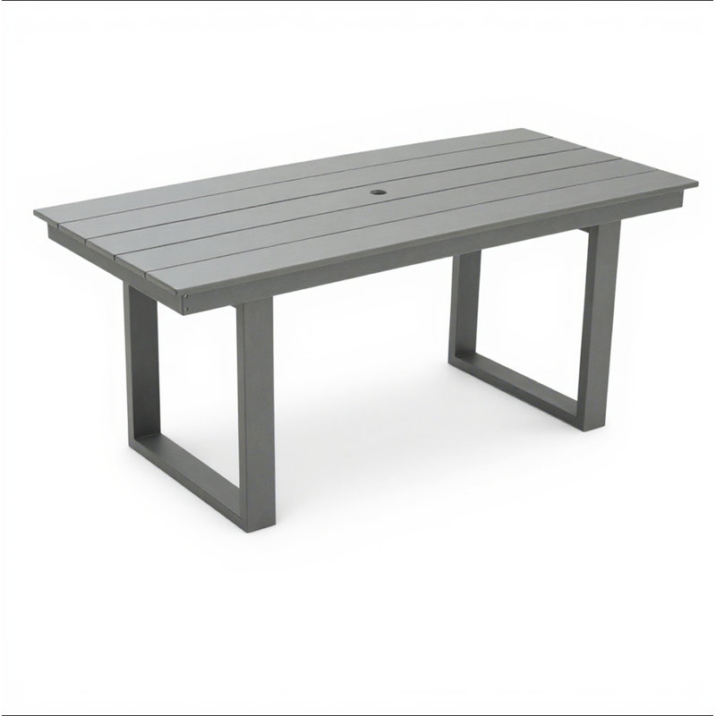 Outdoor Dining Table &Meeting Table, Gray