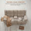 Canapé inclinable double Corduroy