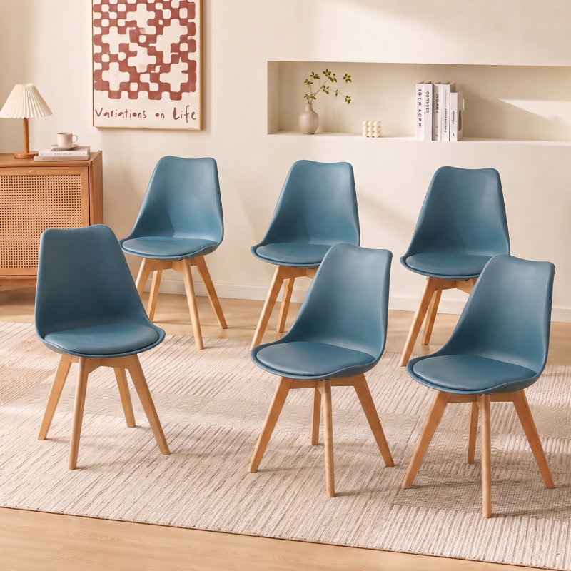 Nero Upholstered Dining Chair, Blue