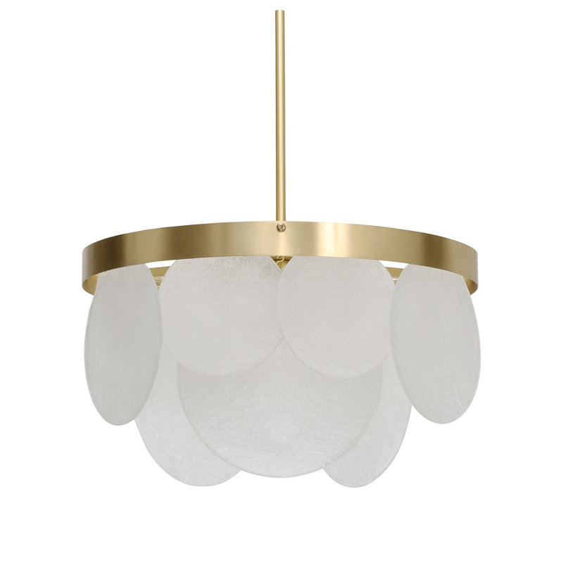 Sasha 3 - Light Chandelier, Satin Brass