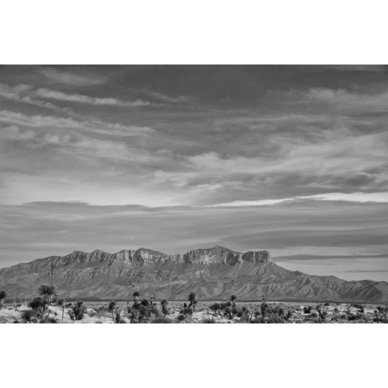 Mountain And The Desert Print by Cornell, Jean, Black Single Picture Framed, 20'' H x 30'' W