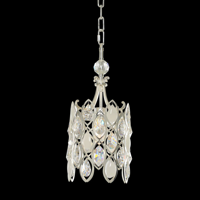 Luminaire suspendu Prive 1 LT 2 tons argent / transparent Allegri