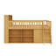 Lit mezzanine en bois avec tête de lit avec rangement et lumière DEL, lit mezzanine à profil bas avec rangement intégré-1973327162-1973327161