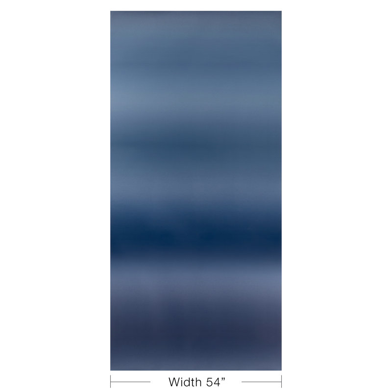 Celeste Mirage Ombre Paper Border, Blue