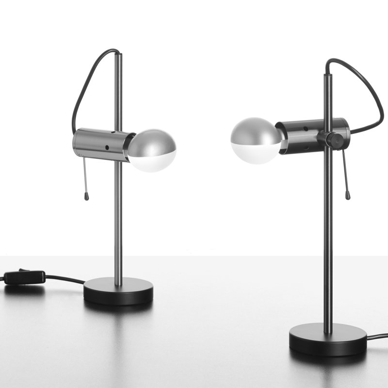 Agnoli Desk Table Lamp, Black Nickel