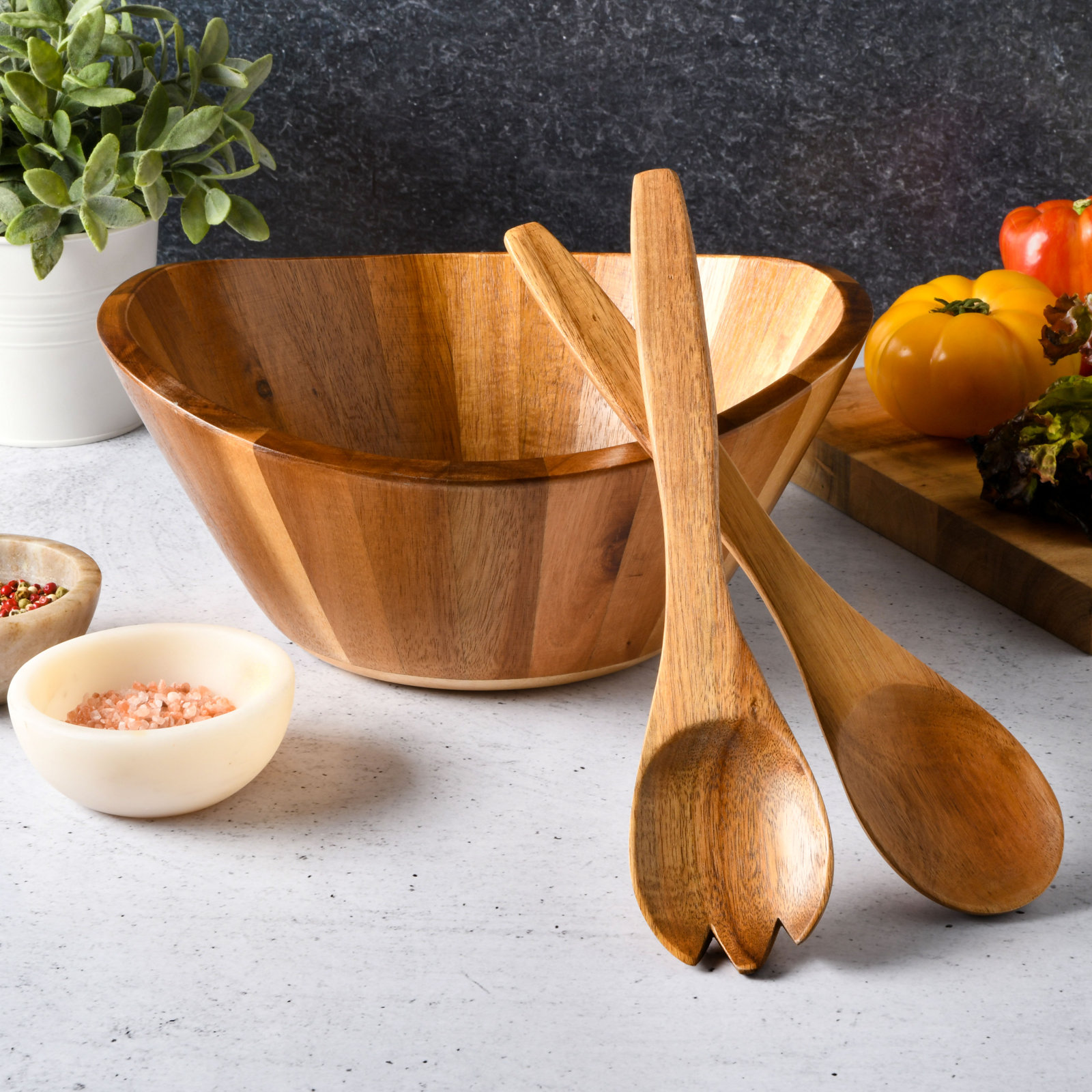 Gibson Home Sherwood 3-Piece Salad Bowl Set