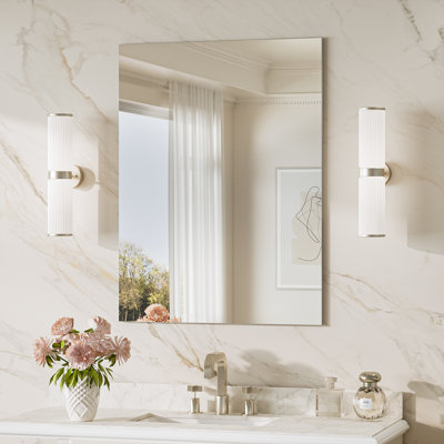 Miroir de salle de bain sans cadre