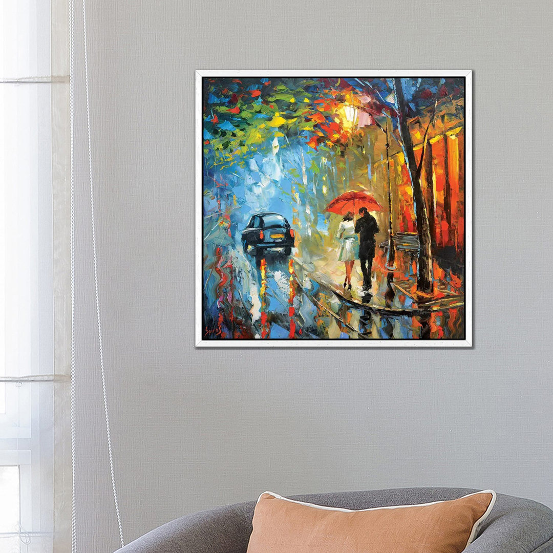 September Rain von Dmitry Spiros - Galerie-verpackte Leinwand Giclée auf Leinwand