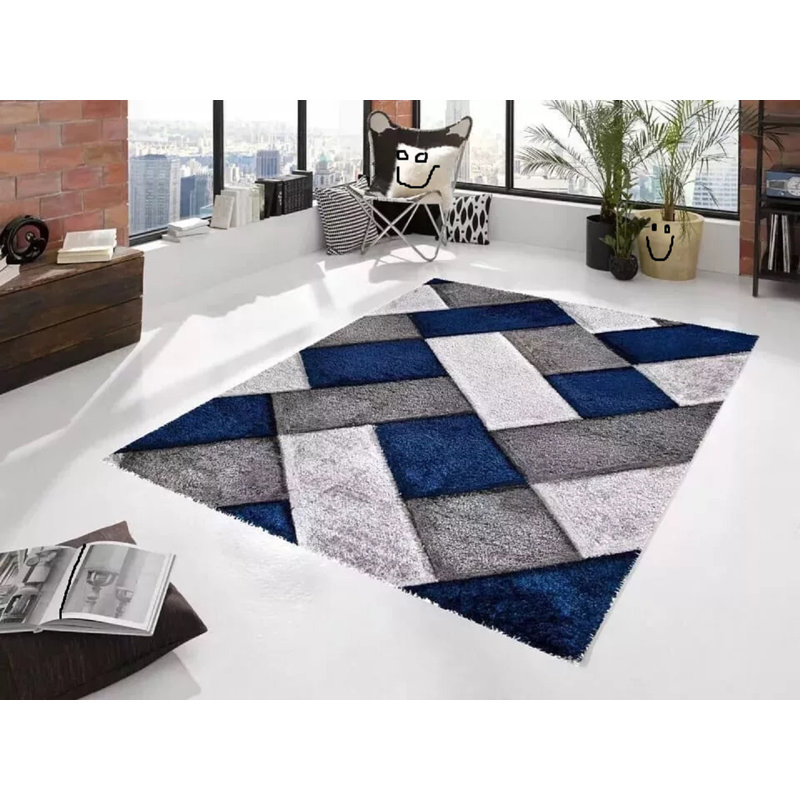 Shag Area Rug, Rectangle 200 x 290 cm