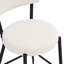 2 tabourets de bar rembourrés en tissu moderne - base en métal, beige élégant et confortable pour la cuisine, la salle à manger, le salon, la structure ergonomique, la hauteur du coussin avec la base rembourrée-1149679534