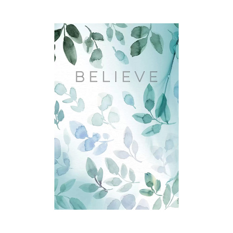 Believe I by Stephanie Ryan - Print on Canvas, 66.04cm H x 45.72cm W x 1.91cm D, Wrapped Canvas