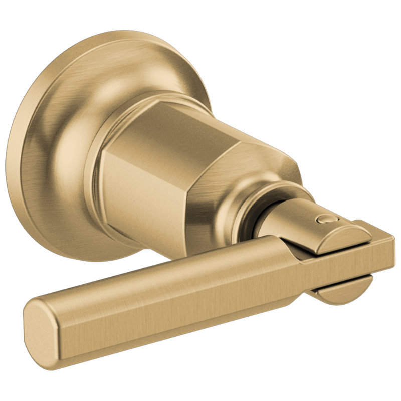 Invari® Two-Handle Wall Mount Tub Filler, Lever, Luxe Gold