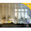 Downlight carré ultra-mince 5 po à DEL homologué pour le feu et certifié - couleur sélectionnable, intensité variable 1200 lumens