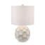 Lampe de table festonnée 1 lumière Reckert
