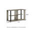 Table basse rectangulaire avec tables ouvertes pour petits espaces-192578923