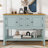 Keyania Coffee Console Table with Four Small Drawers and Bottom Shelf-439979882