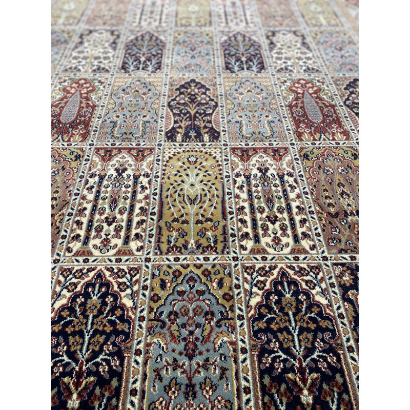 Clelie Oriental Viscose Area Rug, Rectangle 160 x 230cm