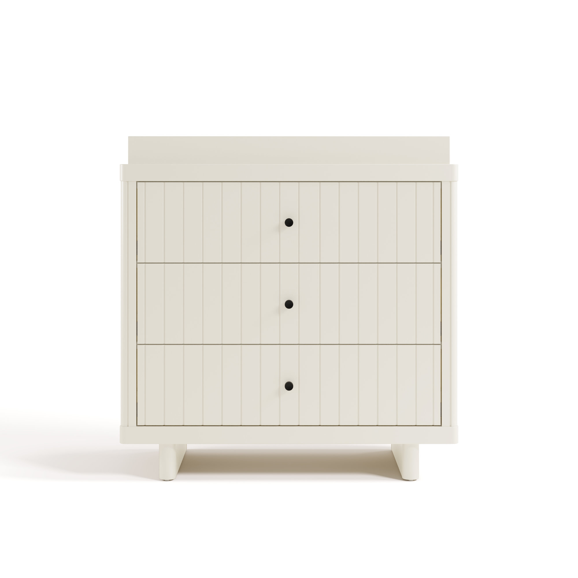 Kyoto 3 Drawer Chest with Topper, Frosted Oat