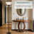 Modern Bronze Floor Lamp With Frosted Glass Shade, 72-Inch Torchiere Standing Lamp For Living Room, Bedroom, And Office Lighting