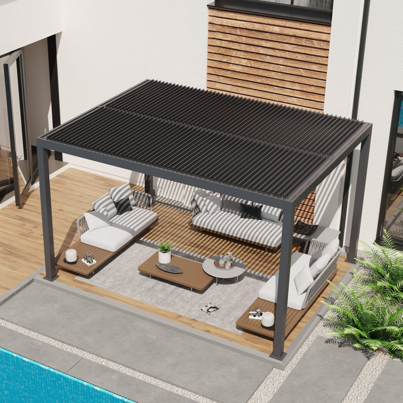 Aluminum Pergola, 4m x 3.4m
