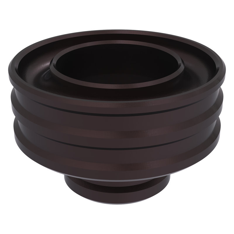 Photophore en laiton 1,75 po, Bronze antique