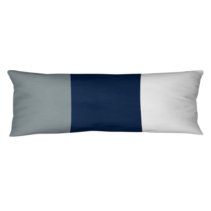 Oreiller de corps en polyester / polyester Arizona Football Stripes, Away Blue Accent, Football Dallas