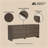 Linda 72" Dresser In Walnut Brown (6-Drawer)-644140964