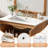 30" Traditional Bathroom Vanity With Ceramic Sink, Solid Wood Legs, Mdf U-Shaped Adjustable Shelf, Soft-Close Doors, And Space-Saving Storage