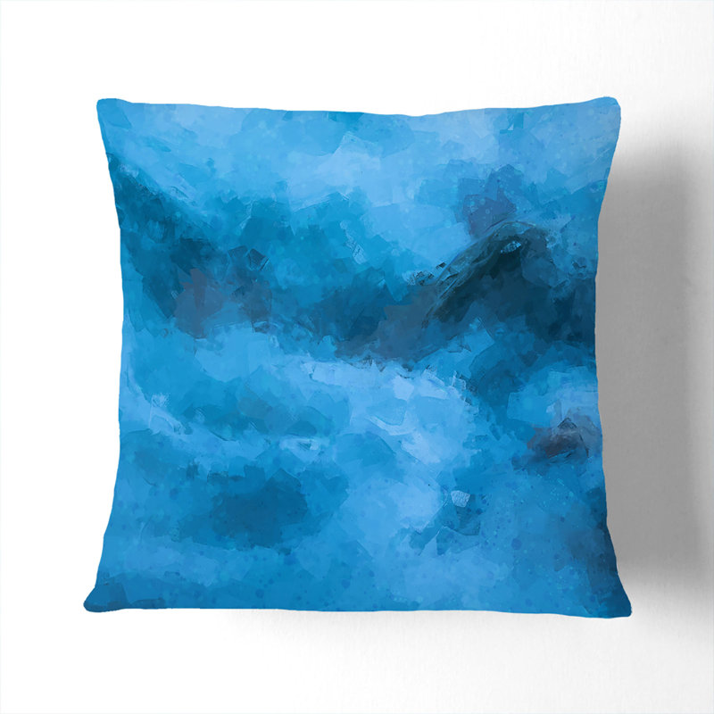 Abstract Square Throw Cushion, 55cm H x 55cm W x 20cm D