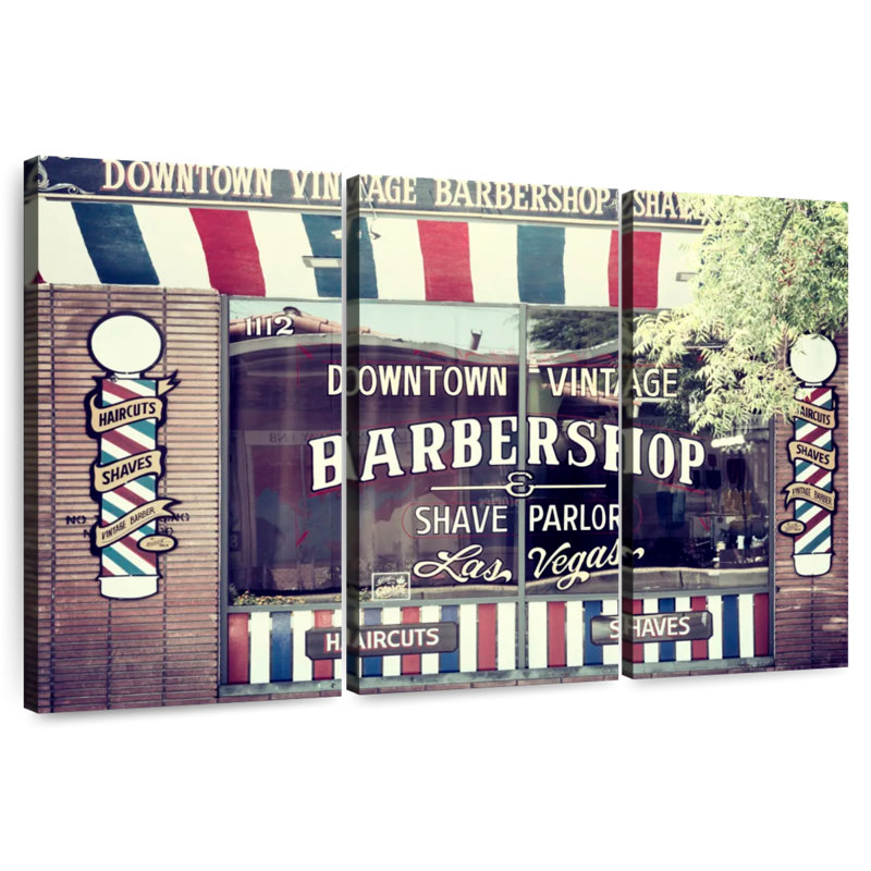Salon de coiffure Lilie American West Vegas, H 28 po x l 45 po