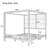 Modern Canopy Bed with Tall Upholstered Headboard Metal 4-Poster Bed Frame-532127149-532127138