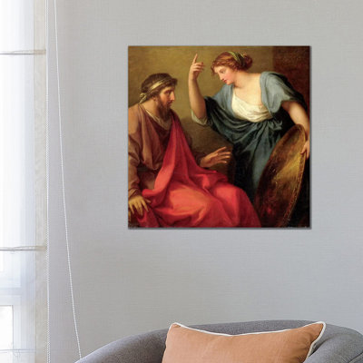 Egeria Handing Numa Pompilius His Shield, 1794 1 Piece Wrapped Canvas Painting