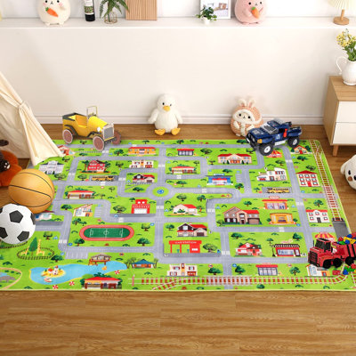 Machine Printed Area Rug