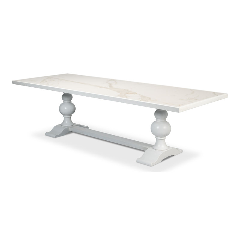 Dining Table, White, White