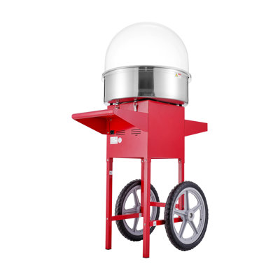 VEVOR Electric Cotton Candy Machine with Cart, 1000W Commercial Candy Floss Maker