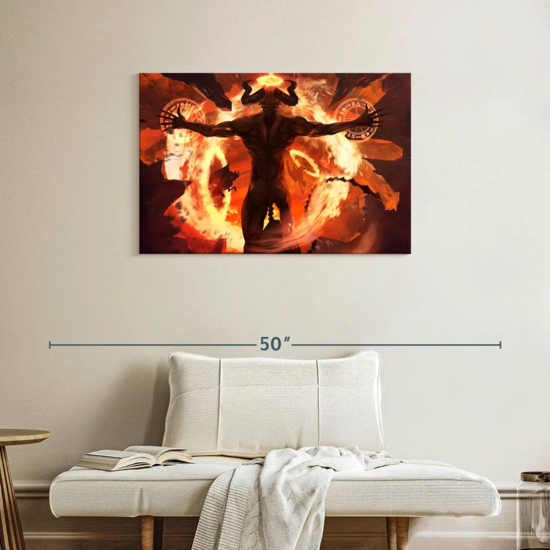 Kelan Demon, 24" H x 36" W
