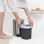 Brabantia NewIcon Step On Trash Can, 1.3 Gallon (5 Liter)-56335445