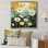 White Yellow Buttercups Buttercup Meadow - Floral Canvas Prints