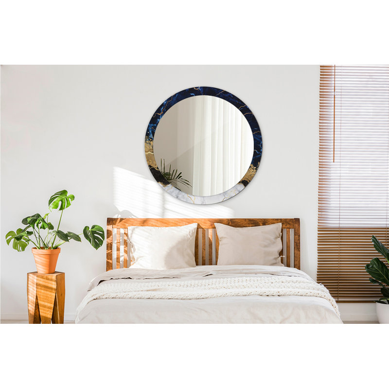 Huldar Glass Flat Wall Mirror
