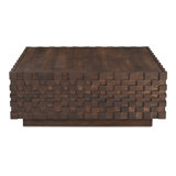 Givens 42" Carved Wood Storage Coffee Table