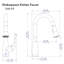 Shakespeare Pull Down Single Handle Kitchen Faucet with Side Spray and Accessories-1495806753