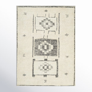 Becki Owens x Surya Solana Vintage Charcoal/Beige Area Rug