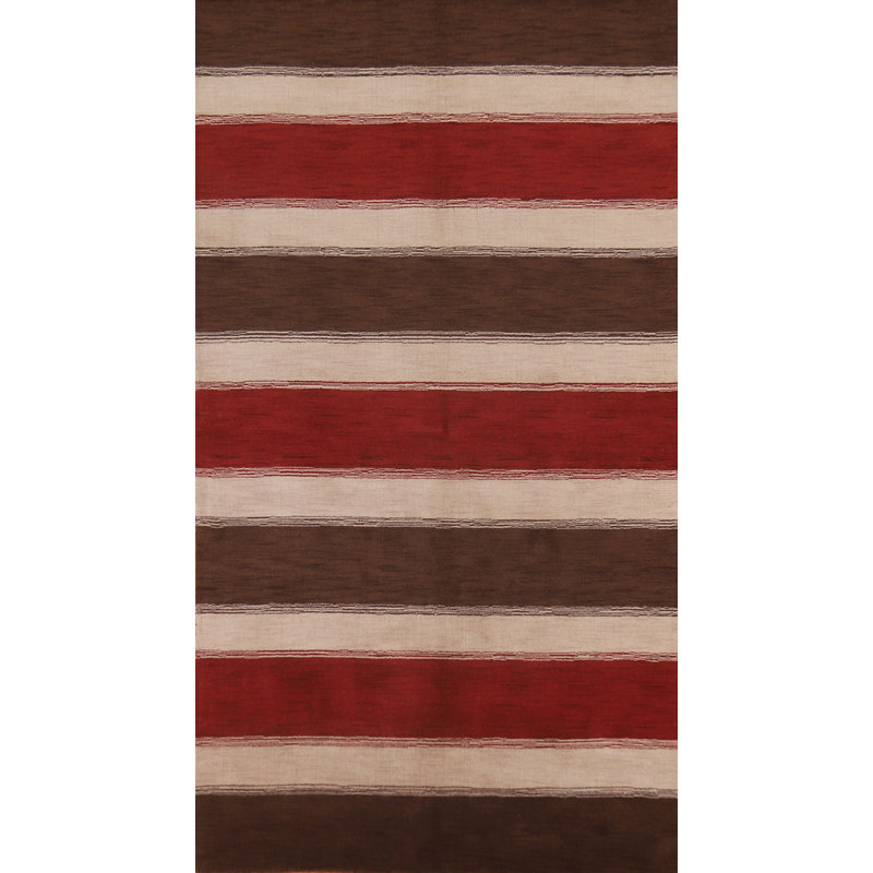 Tapis rayé Gabbeh 6 x 9